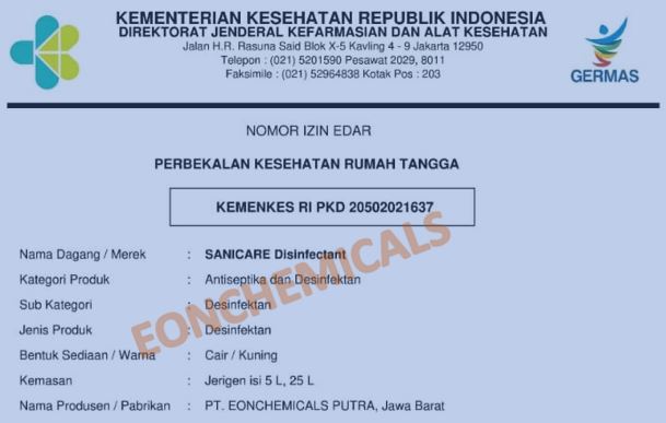 desinfektan yang bagus
